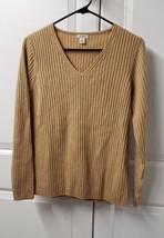 L.L. Bean Women&#39;s Sweater Size: Medium CUTE Ladies Adorable Merino Wool V-Neck - £17.91 GBP