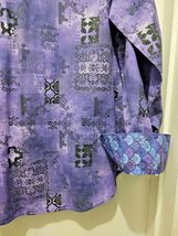 Robert Graham - Purple Colorful Long Sleeve - Men's Medium Button Down Classic image 10