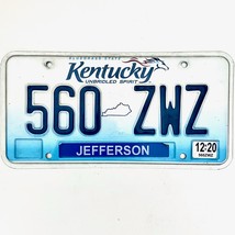 2020 United States Kentucky Jefferson County Passenger License Plate 560... - $11.87