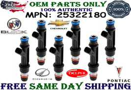 Genuine Delphi Pack of 6 Fuel Injectors for 2002-2005 Buick Rendezvous 3.4L V6 - £78.85 GBP