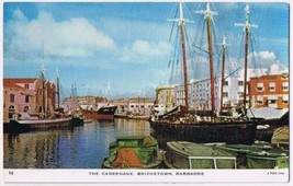 Barbados Caribbean Island Postcard Bridgetown The Careenage - $4.94