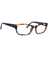 Prada Eyeglasses VPR 18O NAG-1O1 Havana Spotted Blue Frame Italy 52[]18 135 - $252.79 CAD