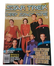 Star Trek Deep Space Nine Magazine 1993 Vol 1 Golden Premier Edition w P... - $146.10 MXN