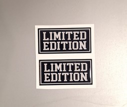 Limited edition Poly Gel Dome Decal 3D stickers 2X   50mm x 25mm - £6.22 GBP
