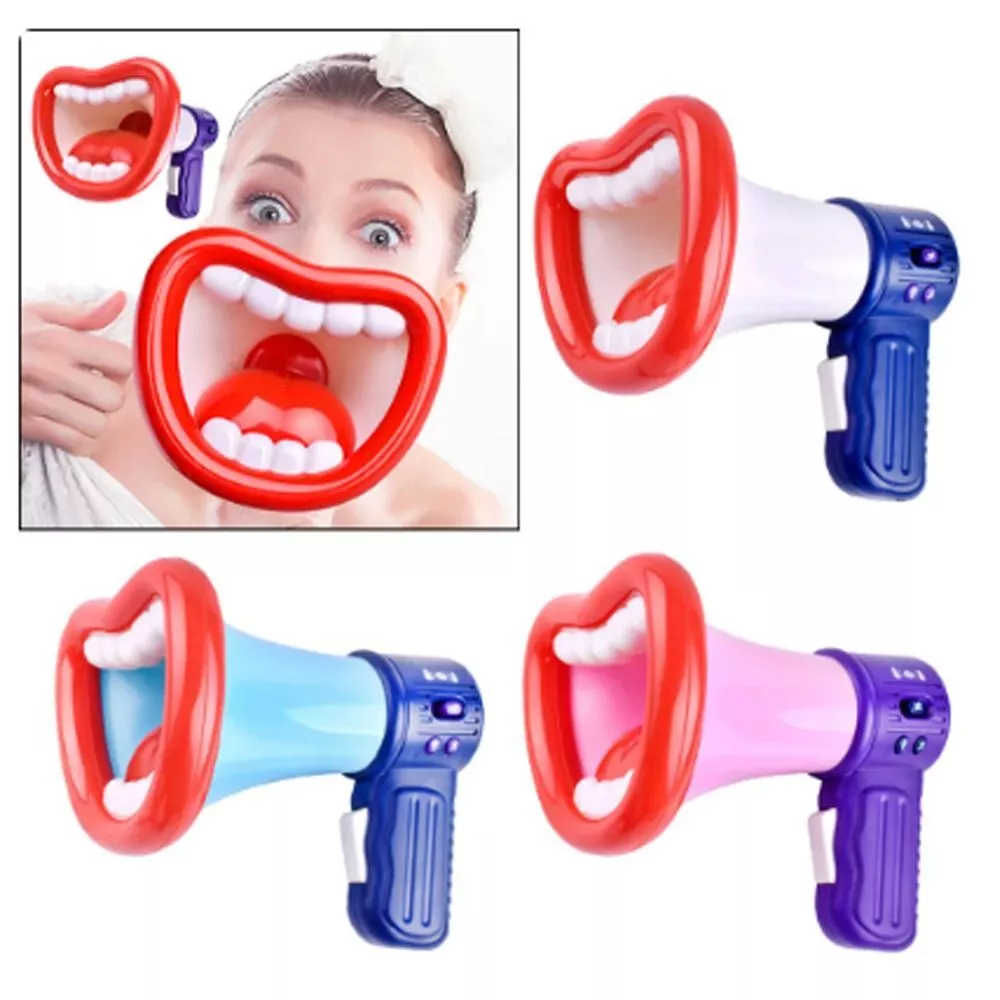 Funny Recording Toy Big Mouth Kids prank Voice Changer Gift Children Spe... - $27.34 CAD
