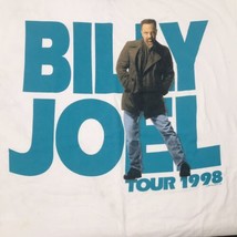 Vintage 1998 Billy Joel Music Tour T Shirt Mens Large Tultex Band 90’s - $28.61