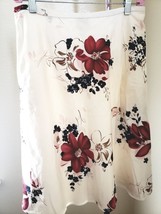 Ann Taylor Loft Creamy White Floral Skirt - £7.65 GBP