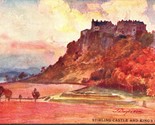Vtg Waterette Postcard 1900s Stirling Castle and King’s Knot James Dougl... - $5.31