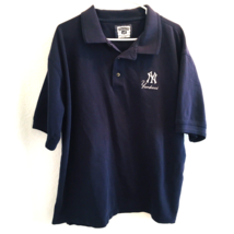 Vtg NY Yankees Lee Casual Collection Sports Navy Blue Polo Shirt XL MLB ... - $37.00