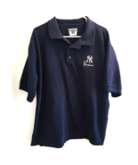 Vtg NY Yankees Lee Casual Collection Sports Navy Blue Polo Shirt XL MLB ... - $696.05 MXN