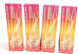 4xMatrix Color SYNC Demi-Permanent Hair Color 2oz (7R) Dark Blond Red  - £14.99 GBP