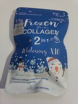 frozen collagen 2 in 1 whitening × 10.60capsule  pack. - $13.60