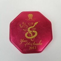 Wynn / Encore Year Of The Snake 2013 Tin 4&quot;X4&quot; Casino Chip Storage - £3.87 GBP