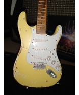 YNGWIE MALMSTEEN - &quot;Play Loud&quot; Fender Strat 1:4 Scale Replica Guitar ~Ax... - $47.39 CAD