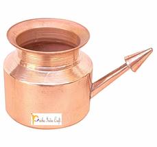 Prisha India Craft Copper Neti Pot for Sinus Irrigation (Gold) - $38.22