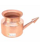 Prisha India Craft Copper Neti Pot for Sinus Irrigation (Gold) - £30.55 GBP