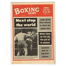 Boxing News Magazine October 19 1984 mbox3098/c  Vol 40 No.42 Next stop the worl - £3.12 GBP