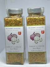 Lot of 2 The Gourmet Collection Spice Blends GARLIC AND ONION  (7.05oz) - £29.56 GBP