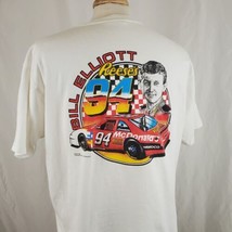 Vintage 90s NASCAR Bill Elliott #94 T-Shirt XL Reece&#39;s Racing McDonald&#39;s 2 Sides - £23.22 GBP