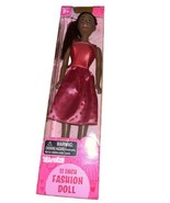 ToyMazing 11” Fashion Doll African American  in Beautiful  Pink Dress - £5.98 GBP
