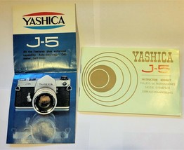 Yashica J-5 Instruction Booklet,  Manual with Original Brochure, Free Sh... - £11.00 GBP