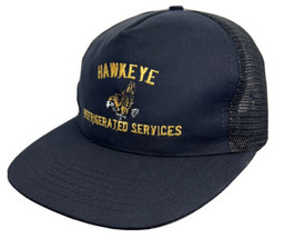 Vintage Hawkeye Refrigerated Services Mesh Back Snapback Trucker Hat Cap - $19.79