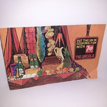 Vintage Cookbook Cooking 7UP Soda Promotional Recipes 1969 BOHO Groovy Peter Max - £9.49 GBP