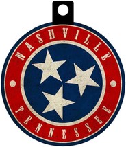 Nashville Tennessee Red, White and Blue Christmas Tree Ornament - €9,49 EUR