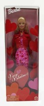 Barbie Very Valentine Doll Heart Pattern Toy Figure 2000 Mattel - £15.52 GBP