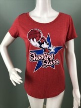 NWT Women&#39;s Disney Parks S/S Minnie Mouse Shooting Stars T-Shirt Sz Medium - £20.96 GBP