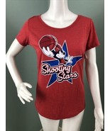 NWT Women&#39;s Disney Parks S/S Minnie Mouse Shooting Stars T-Shirt Sz Medium - $26.72