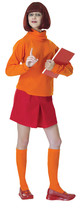 Rubie&#39;s Costume Scooby-Doo Deluxe Adult Velma Costume, VELMA, Standard Size - £82.08 GBP