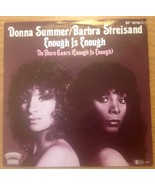 Donna Summer Barbra Streisand No More Tears 7&quot; Vinyl Casablanca - $8.20 CAD