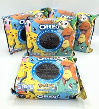 Oreo POKÉMON Limited Edition Chocolate Sandwich Cookies - Lot of 4 boxes - £33.57 GBP