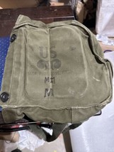 Vintage US Army M17 Gas Protective Mask Carrier Bag - £15.63 GBP