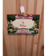 Florida 3-D Picture Photo Frame Flamingos, Trees, Souvenir 4&quot; x 7&quot; photo - $213.64 MXN
