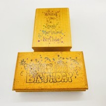 Inkadinkado Wishing You A Simply Marvelous Birthday Confetti Stars 2 Stamps 8660 - $9.99