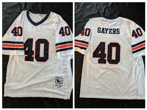 Gale Sayers Chicago Bears Mitchell &amp; Ness Retroceso NFL Blanco Away Cami... - $78.76