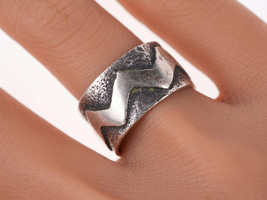 sz7.5 Steve Wikviya LaRance Hopi Tufa cast ring - £231.15 GBP