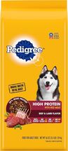 PEDIGREE High Protein Adult Dry Dog Food Beef/ Lamb Flavor Dog Kibble 3.... - $20.91 CAD
