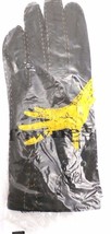 Retro Gloves Fownes Black Genuine Pigskin Leather Women 7 NOS VTG Shorti... - $25.84