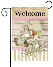 Welcome Gnome Decorative Garden or Patio Flag - UV &amp; Fade Resistant Poly... - $15.84