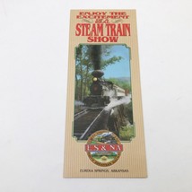 Steam Engine Train Show Brochure Eureka Springs Arkansas 1990&#39;s - €5,87 EUR