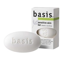 Basis Sensitive Skin Soap Bar, with Chamomile &amp; Aloe Vera, Calms &amp; Sooth... - $6.79