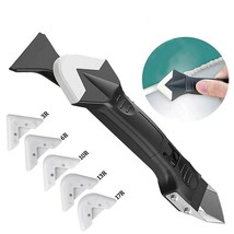 5-In-1 Saker Silicone Caulk Removal &amp; Smoother Tools Set Scraper Finishi... - $12.99