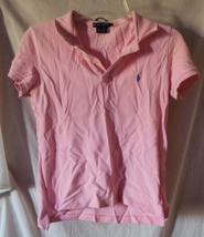 Men's Ralph Lauren Shirt Size Large The Skinny Polo 2 Button Pullover So... - $14.99