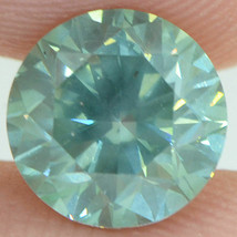 Fancy Green Diamond Loose Round Shape 1.75 Carat VS2 Natural Enhanced Polished - £1,758.75 GBP