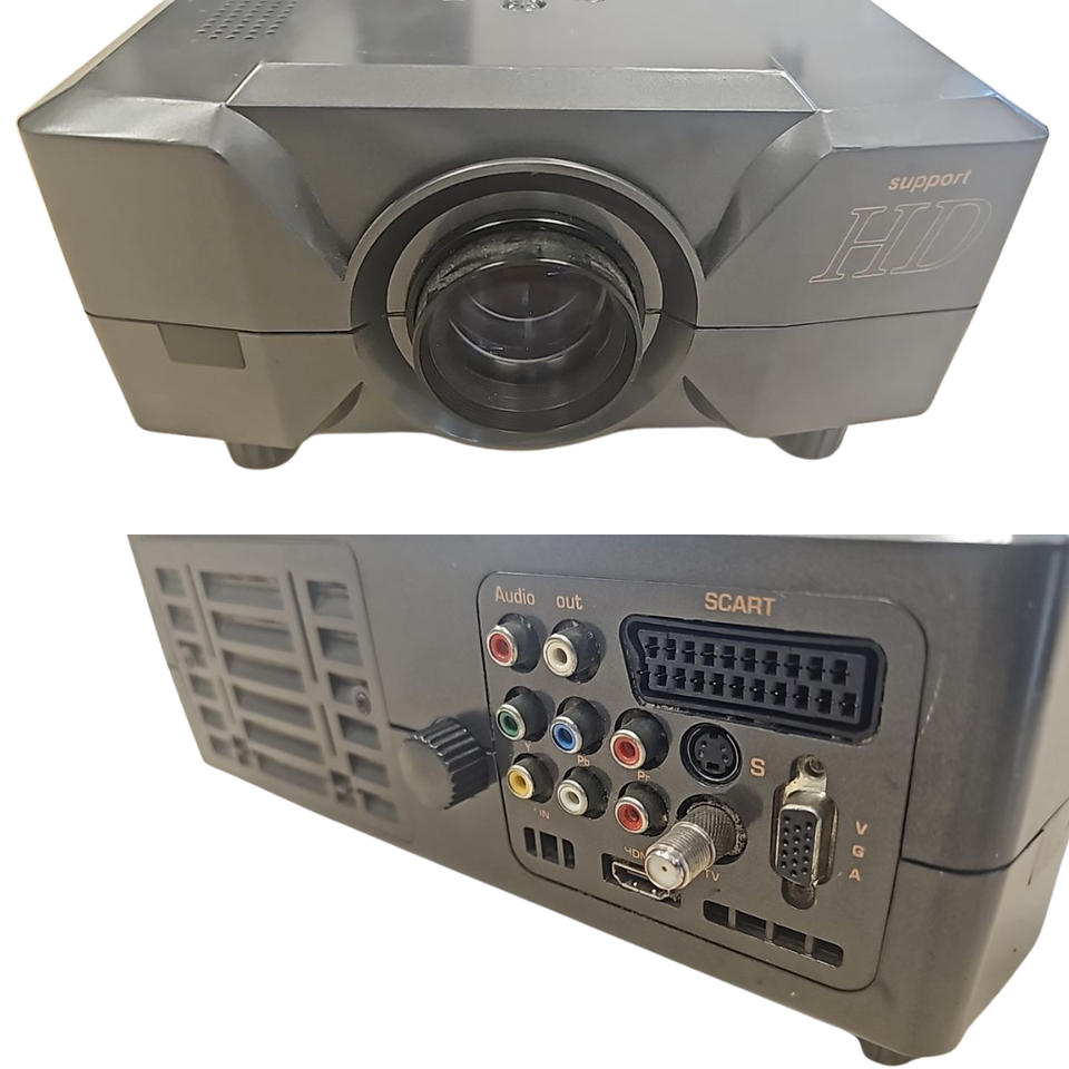 HP LCD Home HDTV Multimedia Movie HDTV Projector HP-035 Original Black READ - $67.37