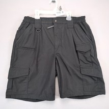 Propper Men&#39;s 38x9 Black Tactical Cargo Shorts Elastic Waist F5253 Ripst... - $469.53 MXN