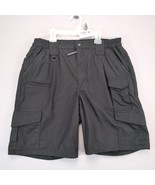 Propper Men&#39;s 38x9 Black Tactical Cargo Shorts Elastic Waist F5253 Ripst... - $459.38 MXN